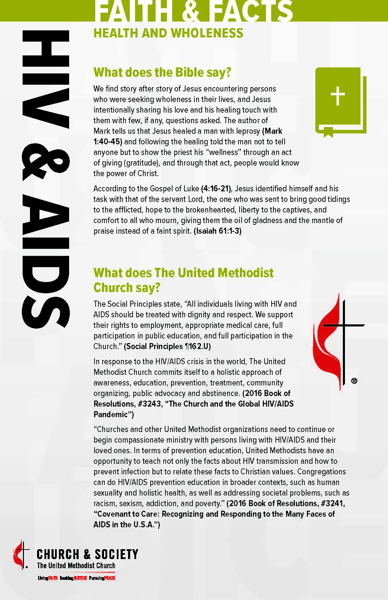 Faith and Facts Card — HIV and AIDS_Side_1